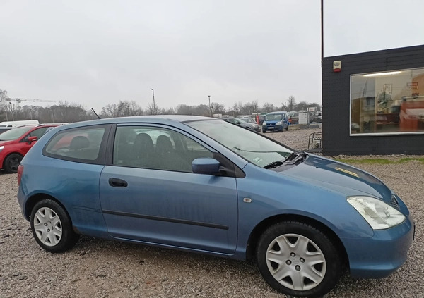 Honda Civic cena 4500 przebieg: 224000, rok produkcji 2003 z Warszawa małe 79